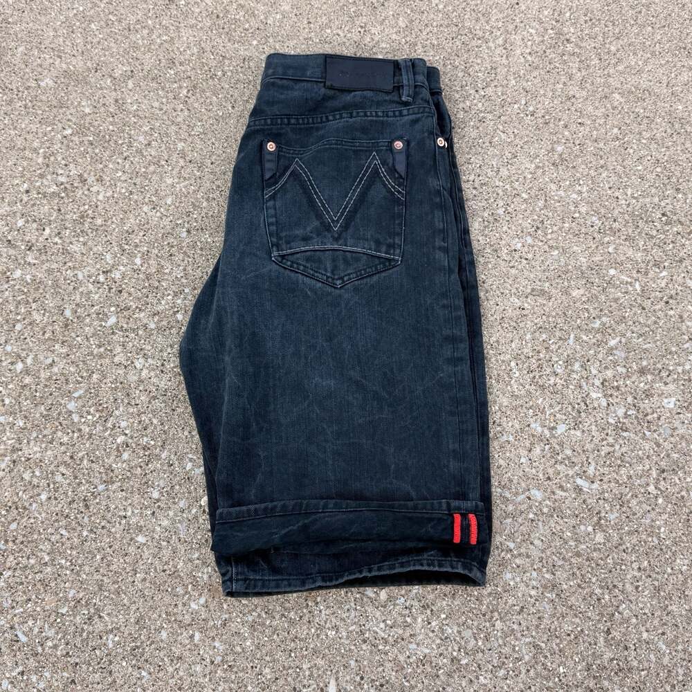 Selvedge Sean John Vintage Black Denim Jorts jean shorts